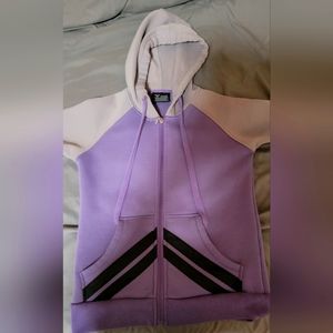 Purple Zipped up jacket, size medium.